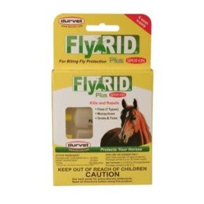 Durvet, Inc. Durvet Fly Rid Plus Spot-On 6-week