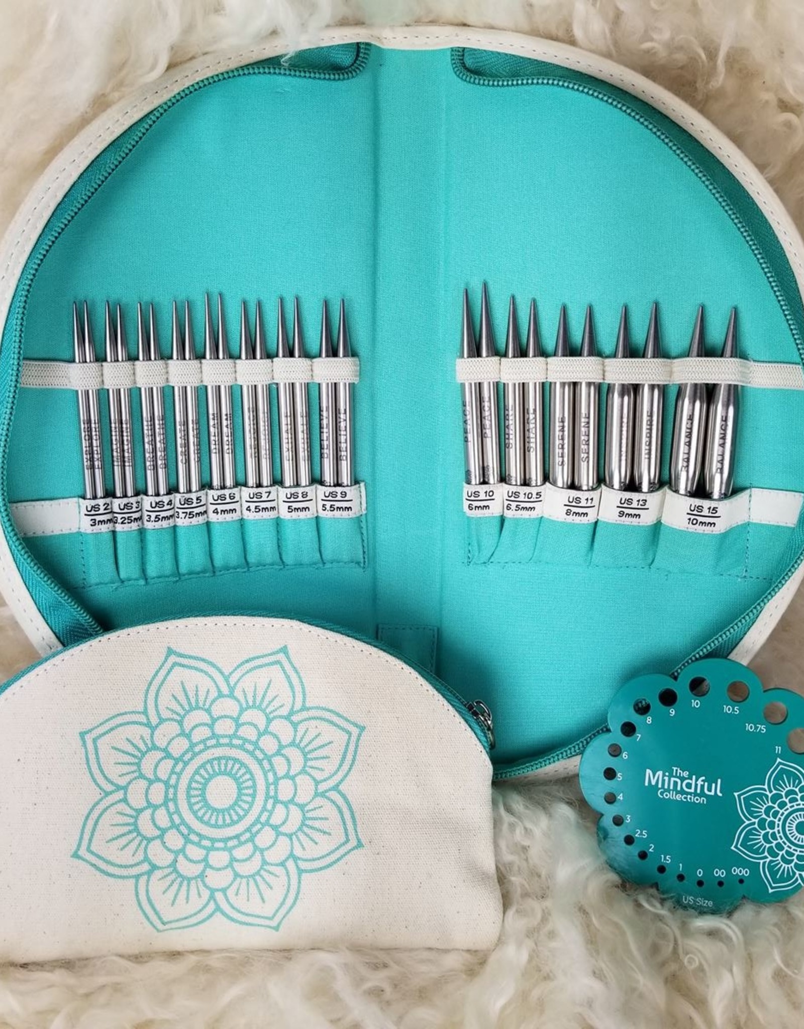 KnitPro Mindful Warmth 4" Interchangeable Set sizes 2.5-15