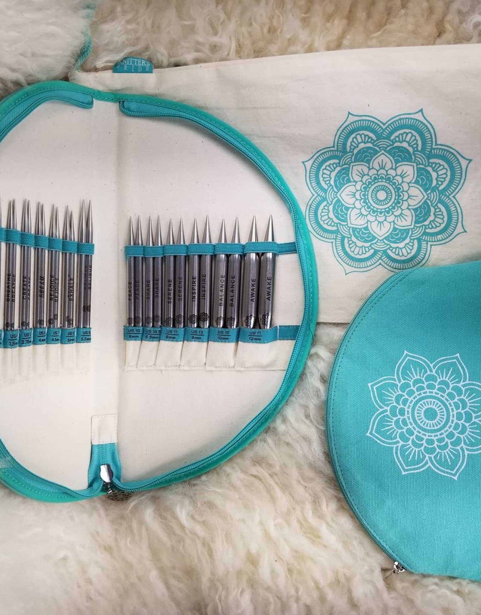KnitPro Mindful Gratitude 5" IC Set sz Euro sizes