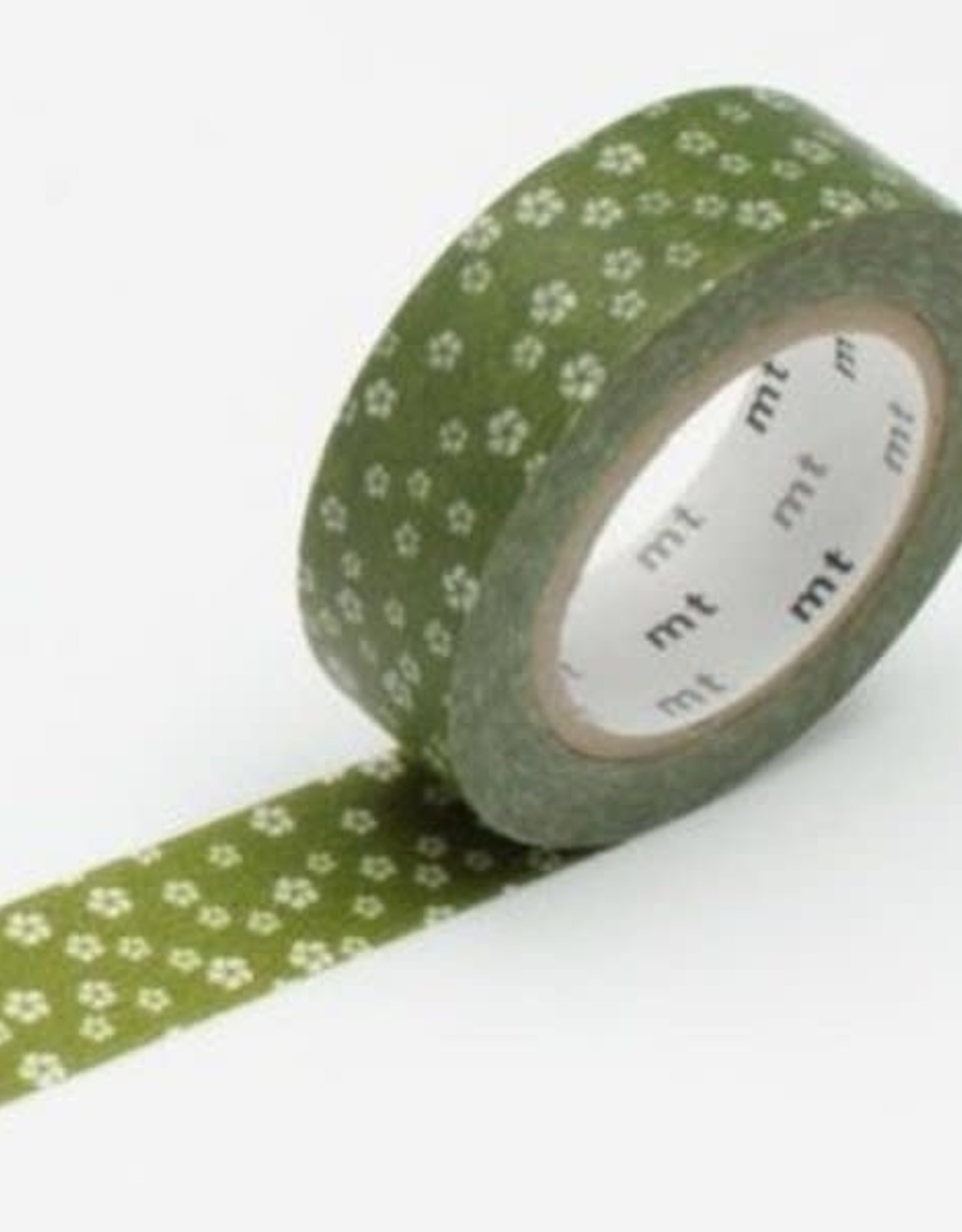 Washi Tape green-brown plum blossom