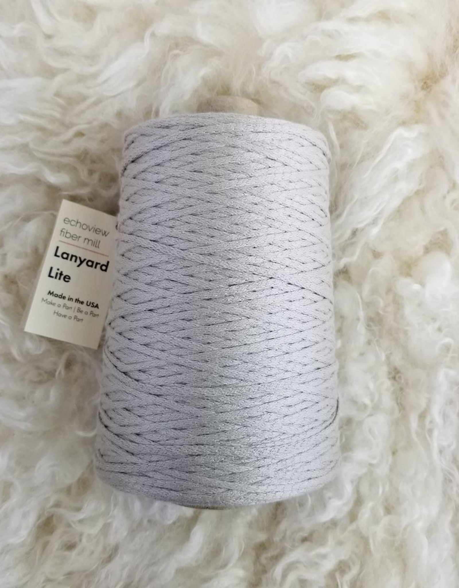 Lanyard Lite Organic Cotton 1lb dove grey