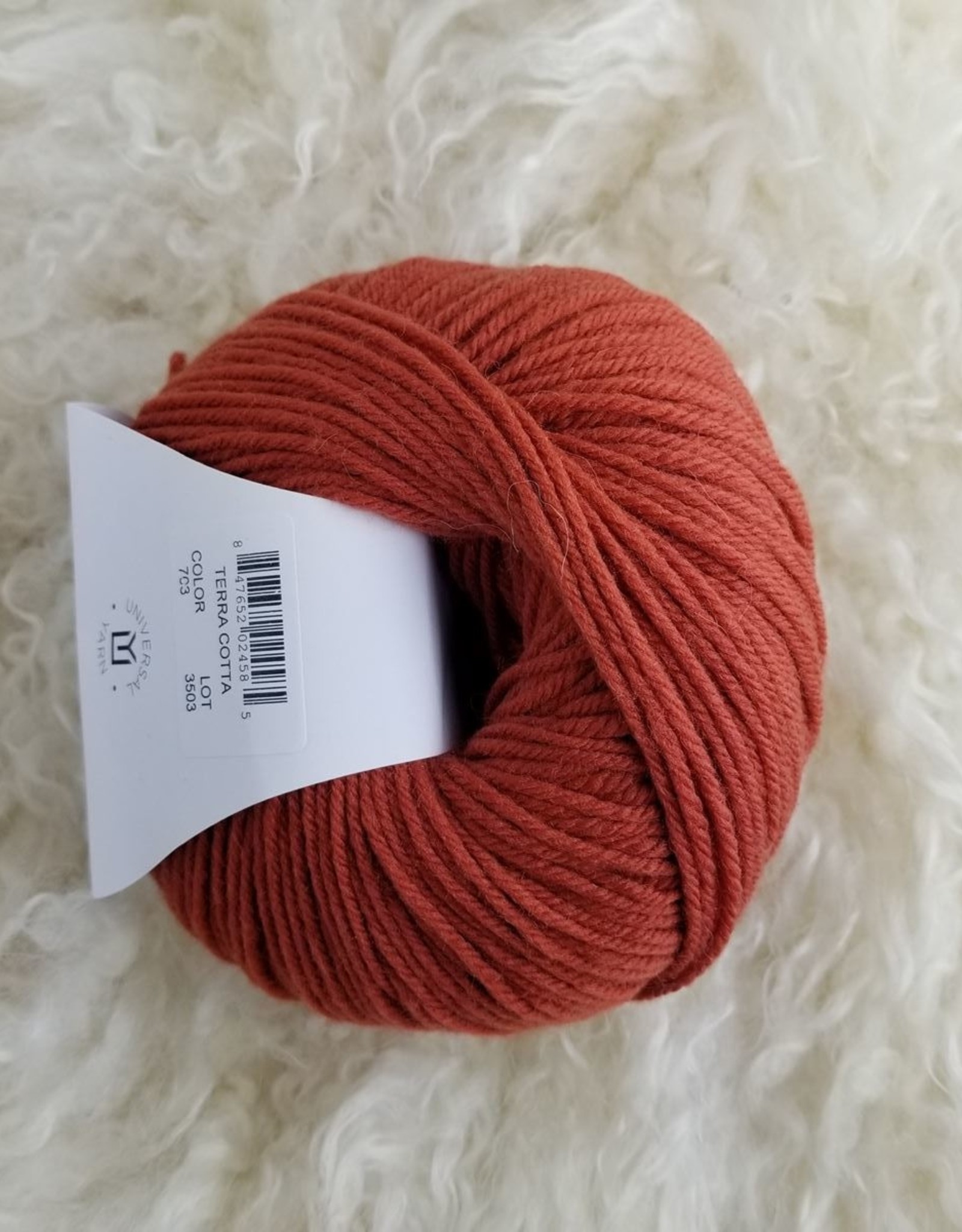 Universal Yarns Deluxe Worsted SW 100g 703 terra cotta