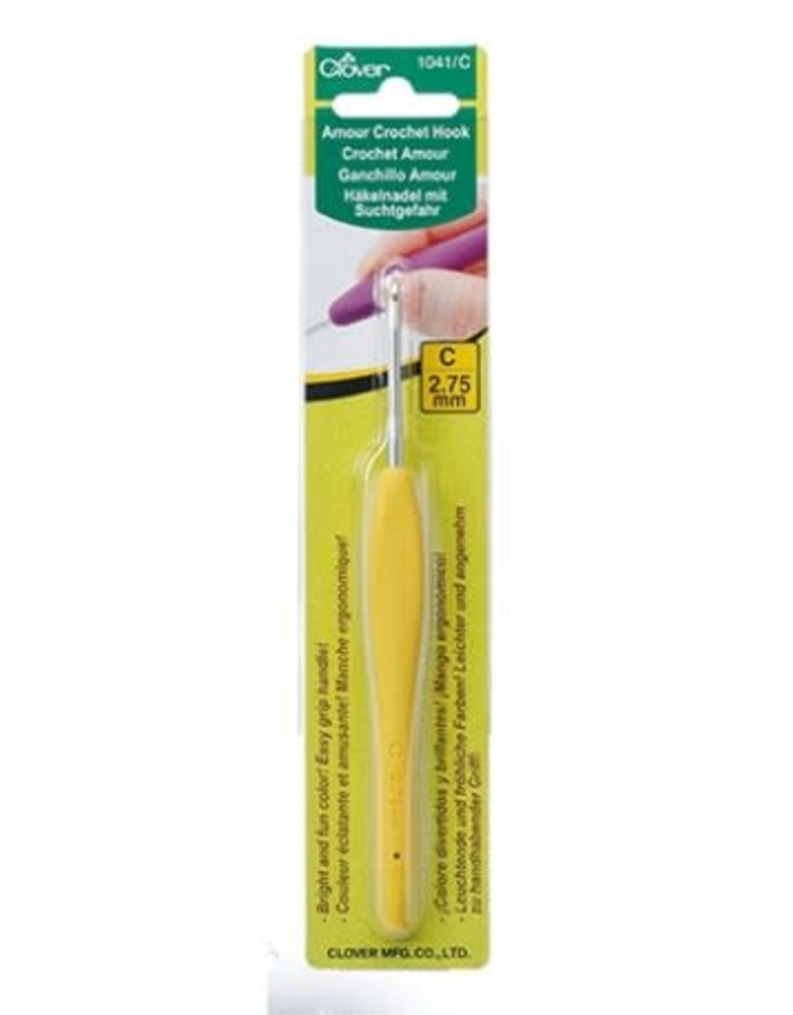 Clover Amour Crochet Hook - Size J (6.00 mm)