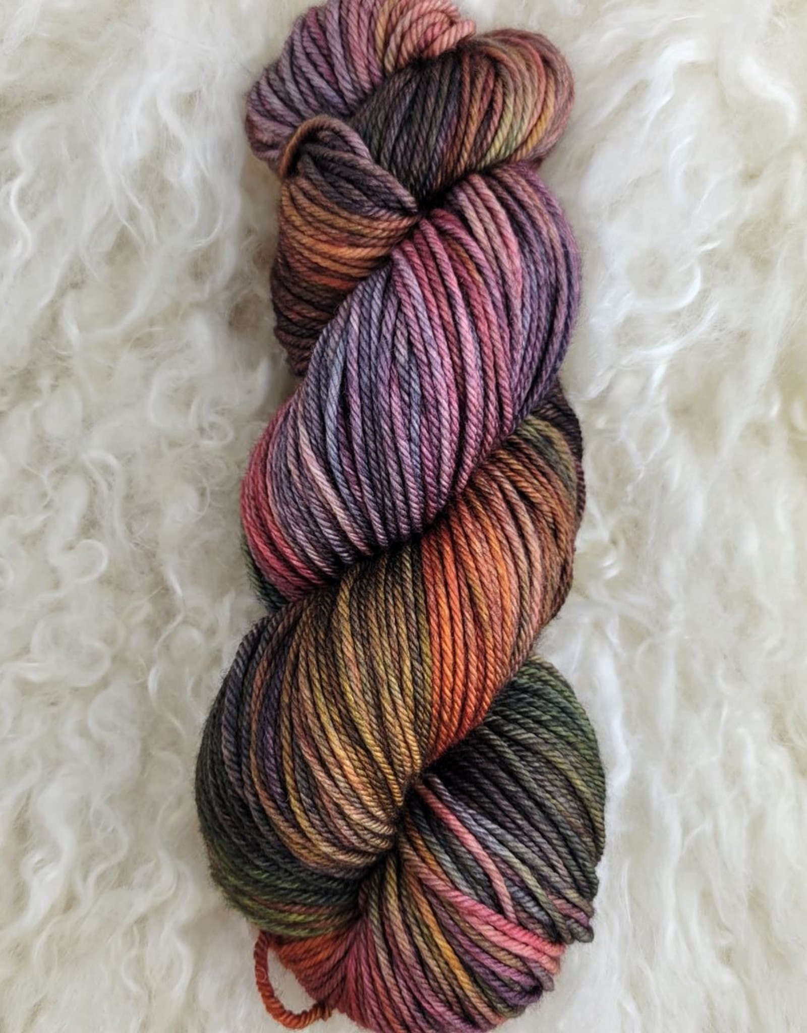 Palouse Yarn Co Magruder DK Sock 100g Chili Cocoa