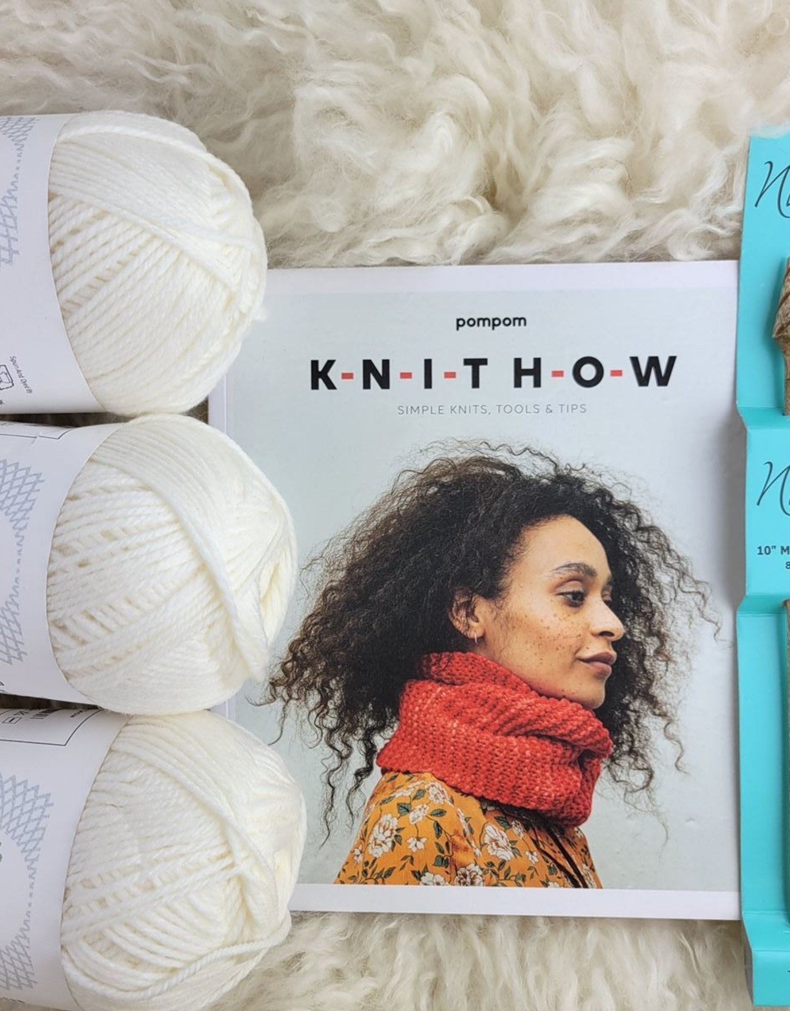 Learn To Knit, Cream Kit