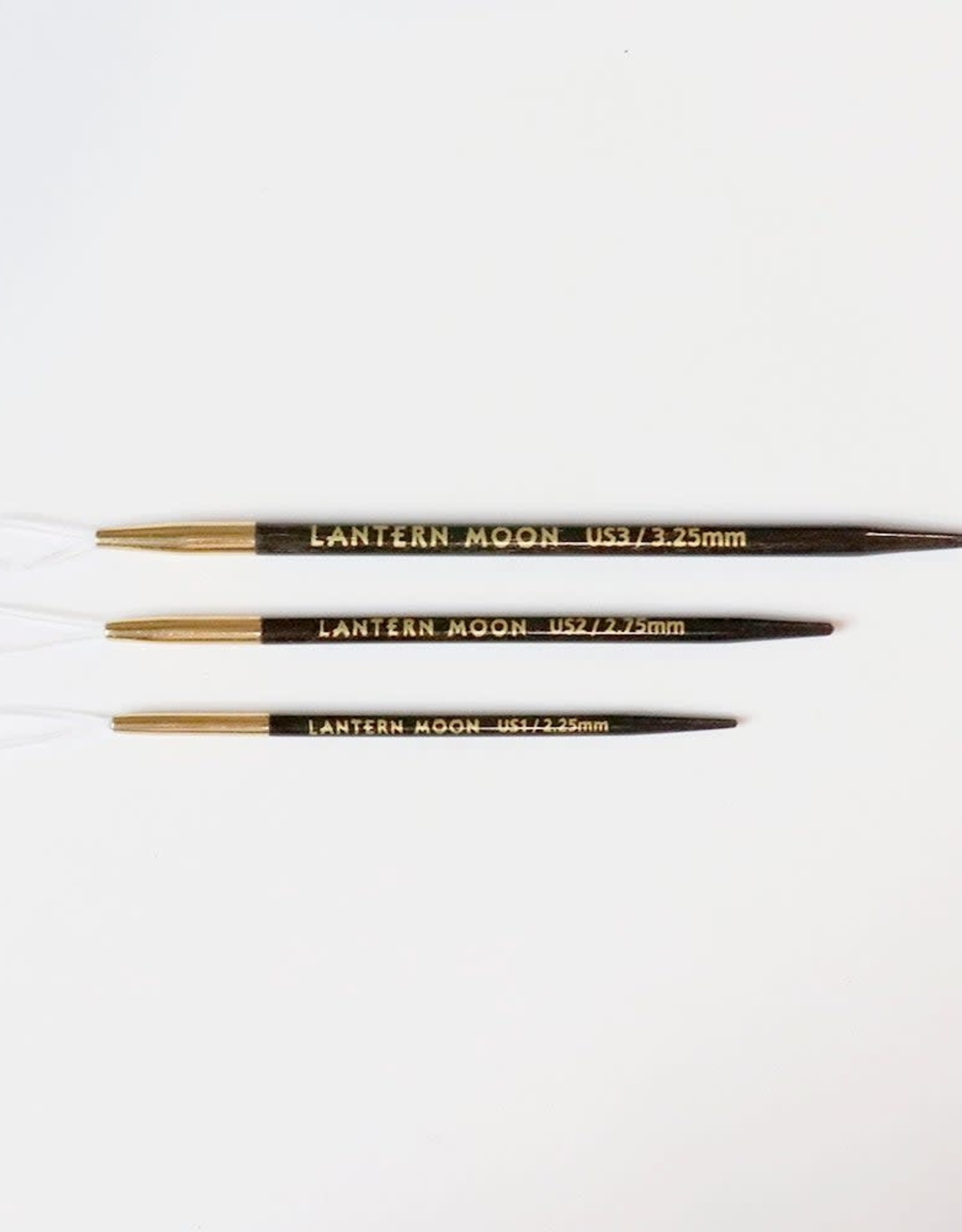 Lantern Moon Ebony Finish Needles set of 3