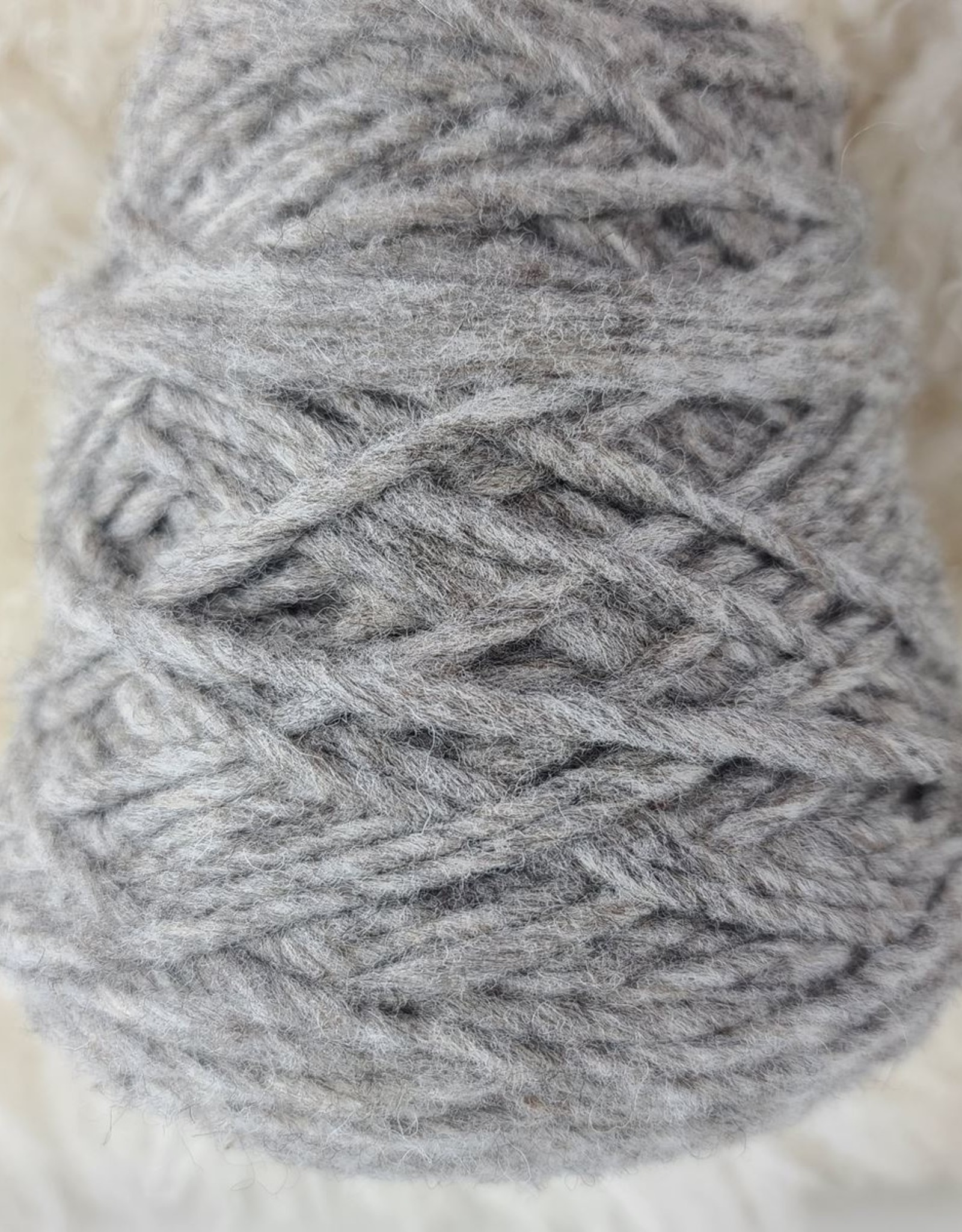 Custom Woolen Mills Prairie Sea Fusion 1lb cone 03 med grey