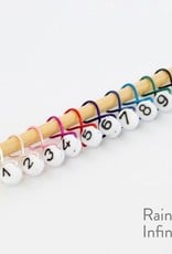 Twice Sheared Sheep Stitch Marker Infinity S Numbers Rainbow