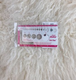 SB 14099 Knit Chek Metal Needle Gauge & Ruler