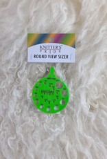 Knitters Pride Needle Gauge Envy Green