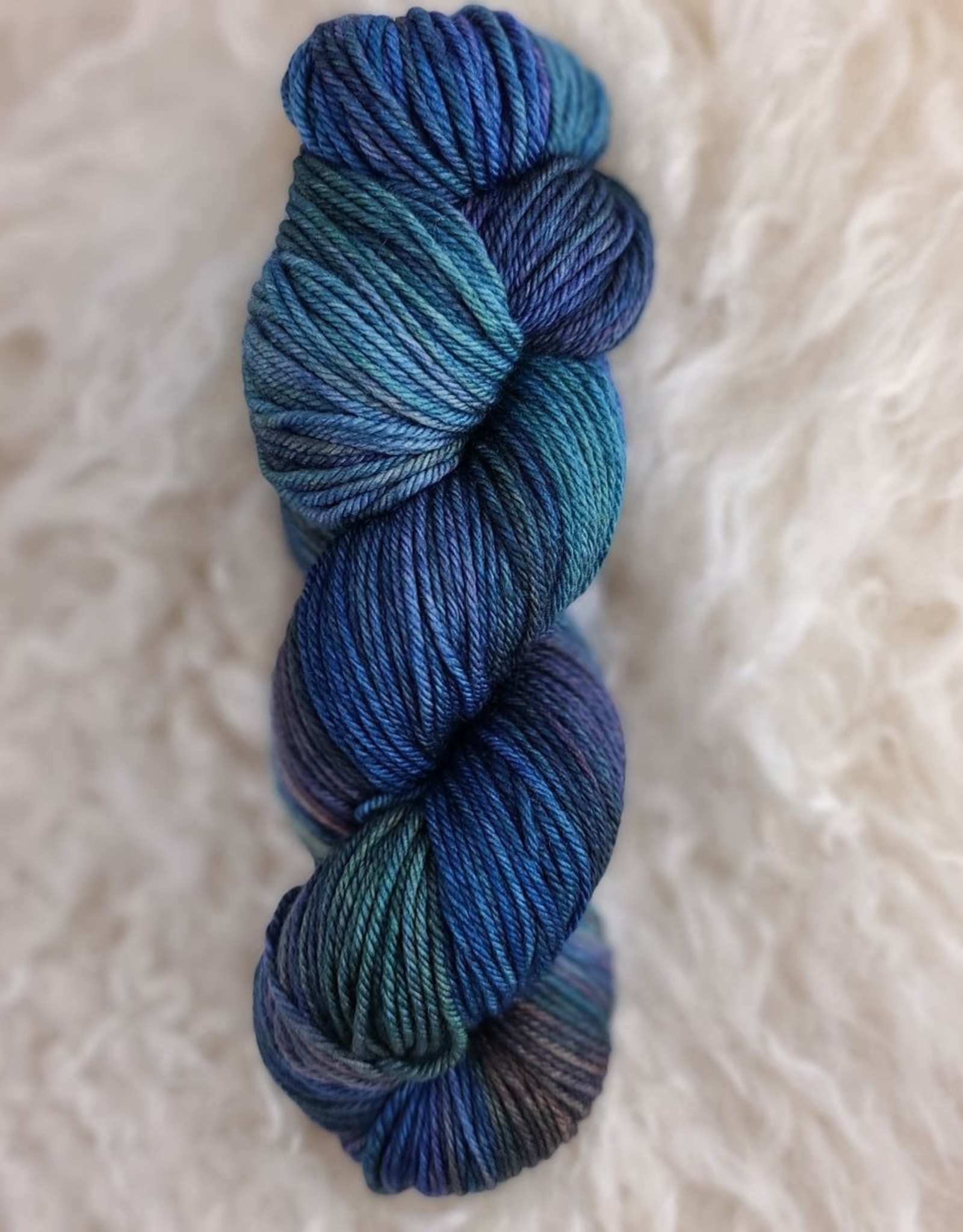 Palouse Yarn Co Magruder DK Sock 100g Rainbow Blue