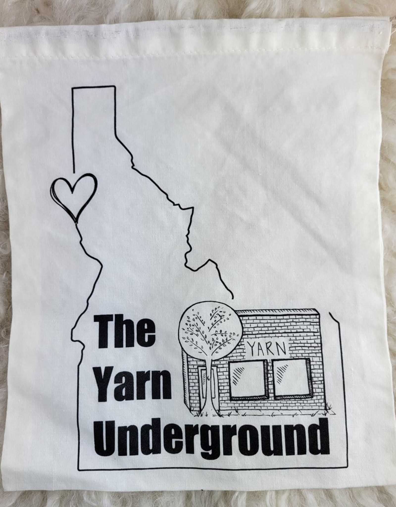 Project Bag Idaho Heart Yarn Underground 10x12
