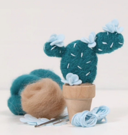 Needle Felting Kit Prickly Pear