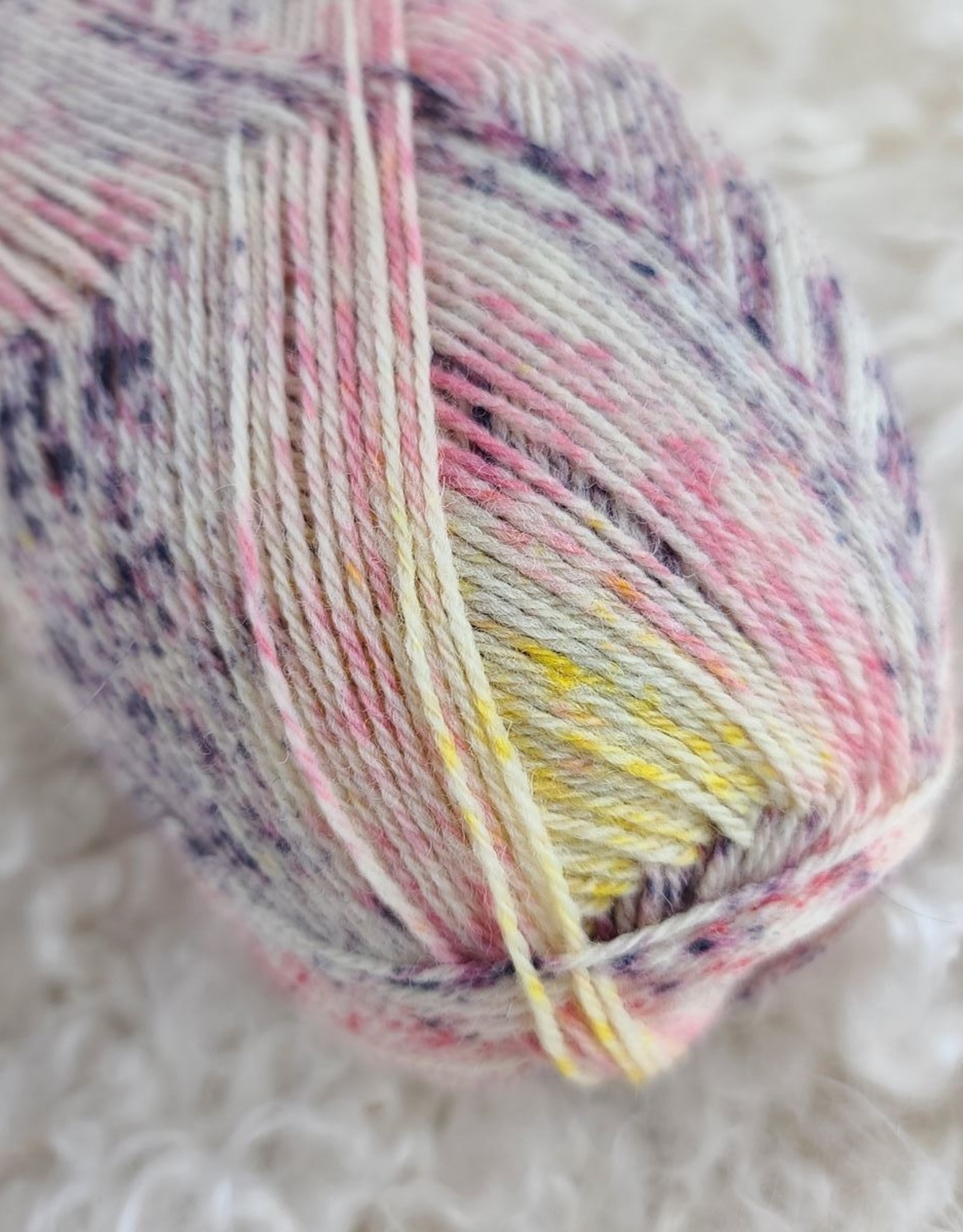 Speckled Hand Dyed Yarn in Sport Weight for Rose Cardigan, Indie