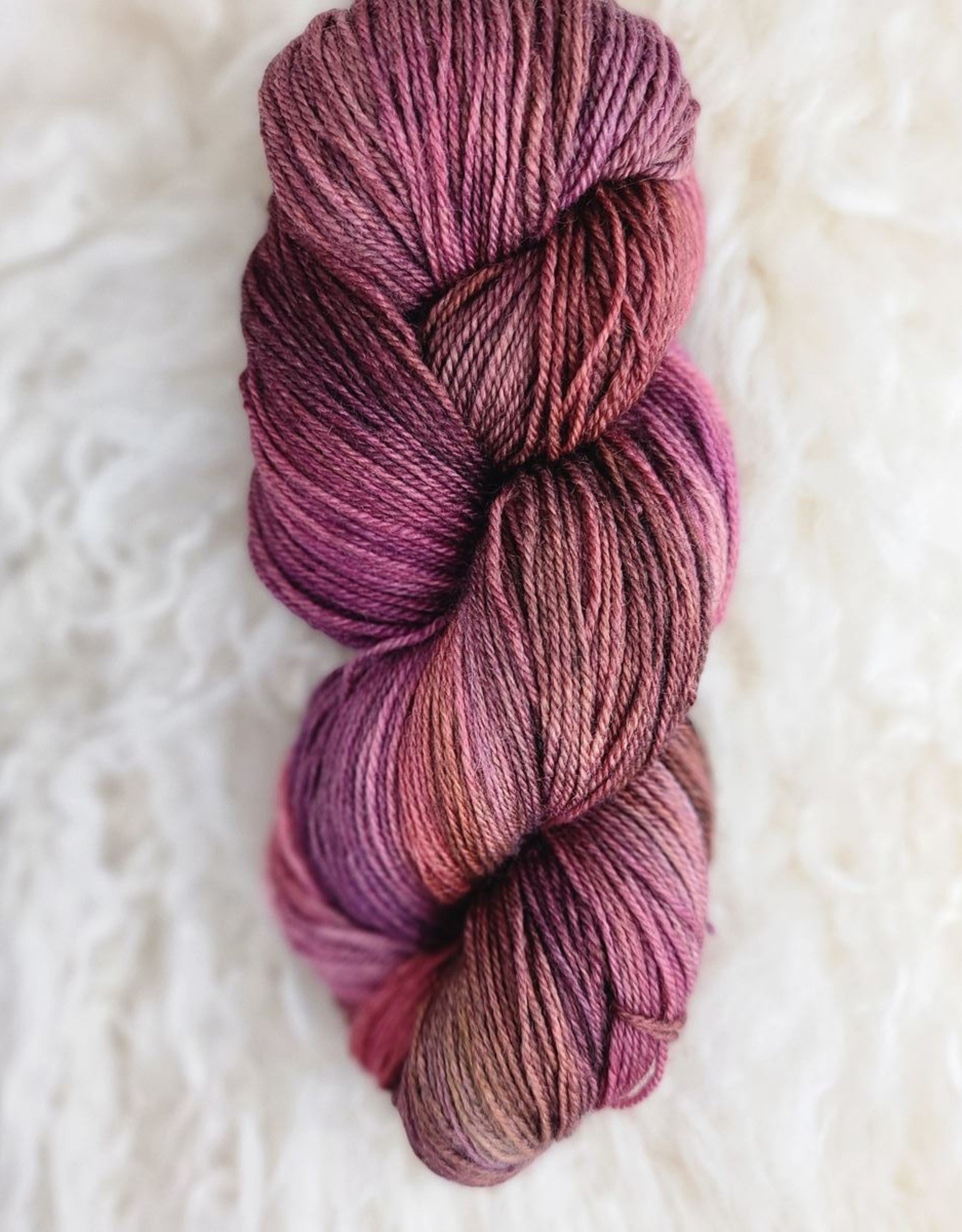 Palouse Yarn Co BFL Sock Raspberry Crumble