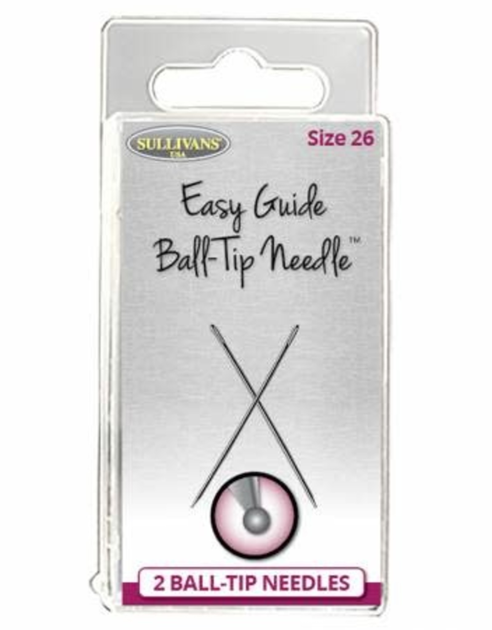 Sullivan's 39870 Easy Guide Ball-Tip Needle sz26 pk/2