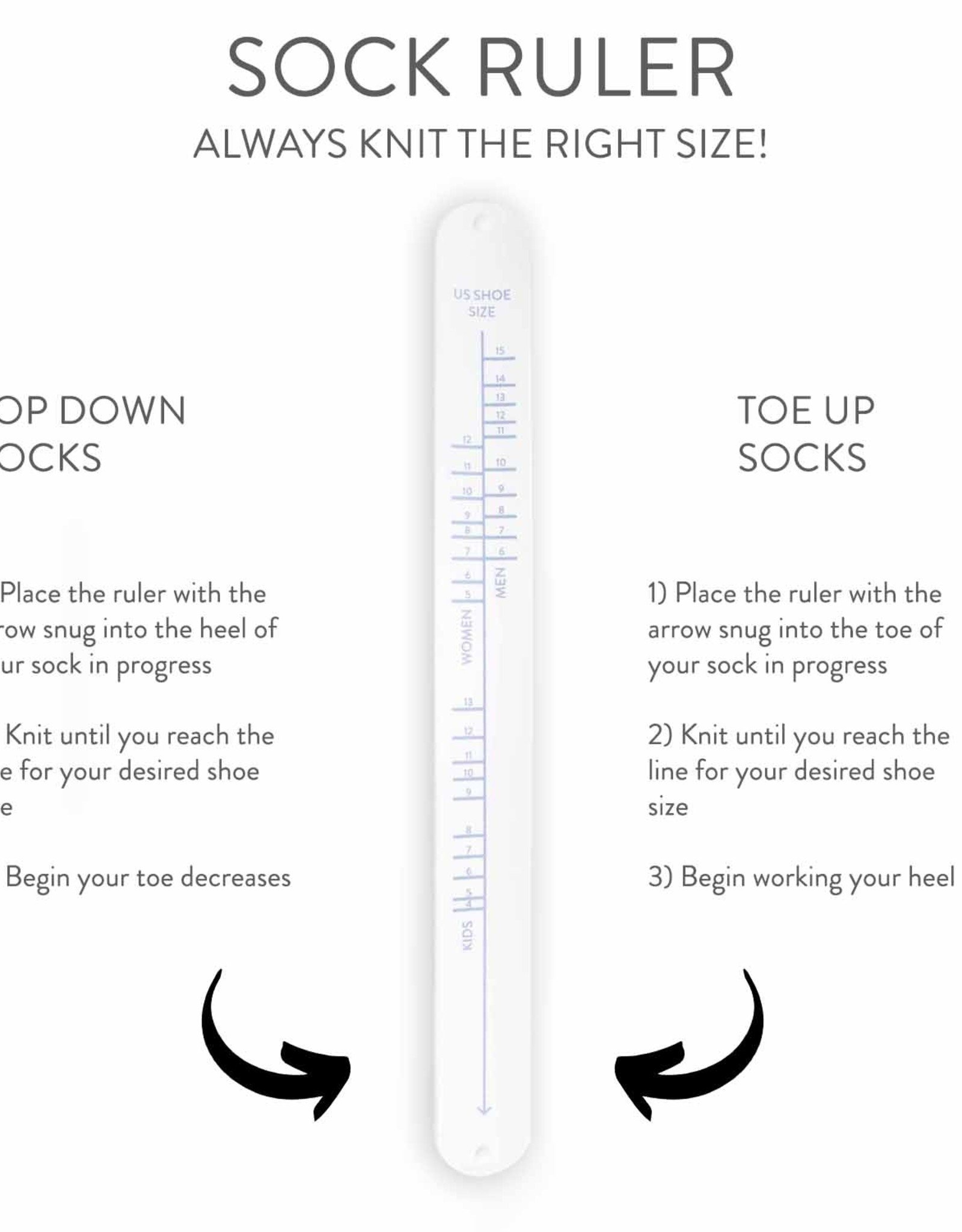 Sock Ruler slap bracelet White