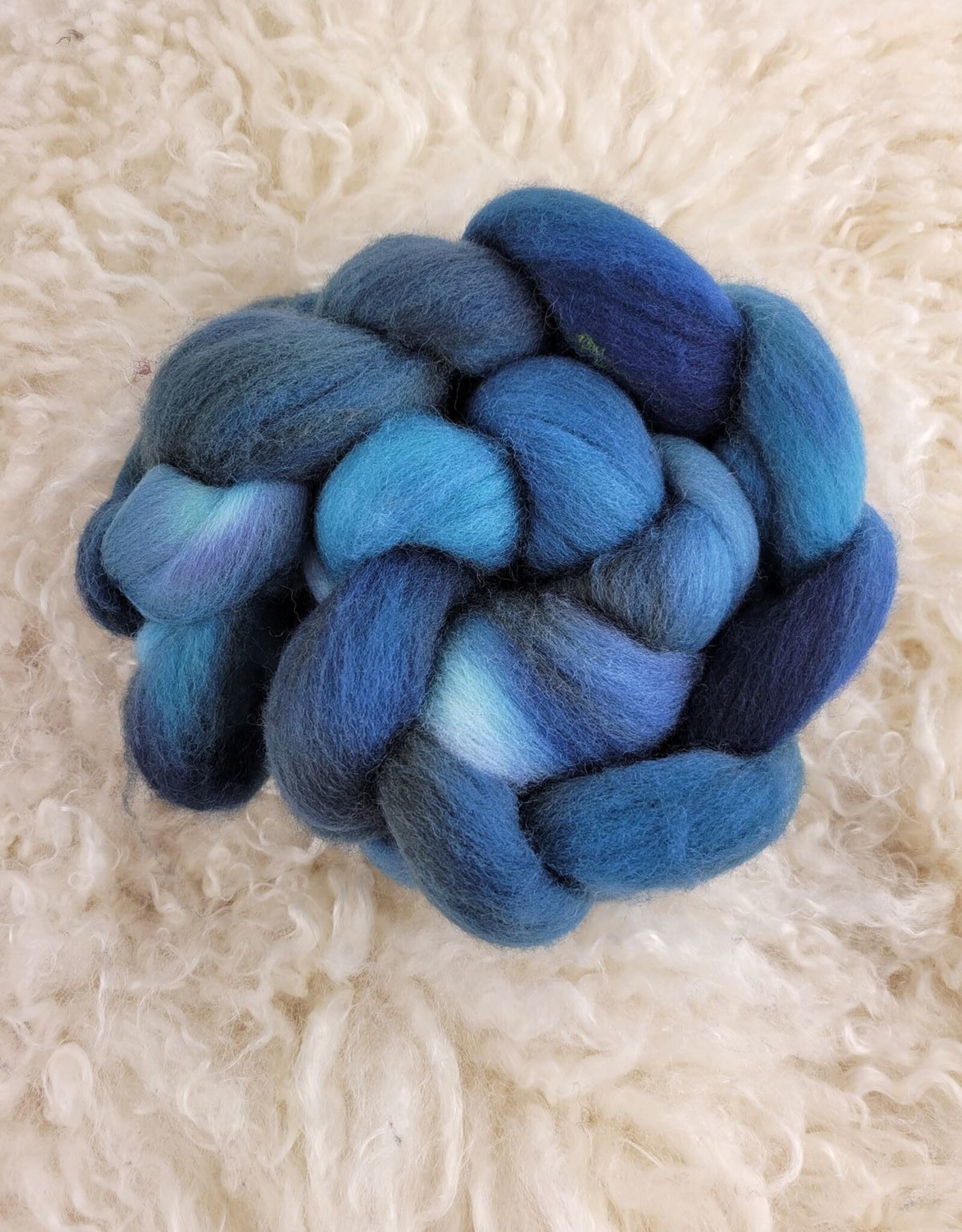 Palouse Yarn Hand Dyed Fiber 4 oz  Dorset Lamb