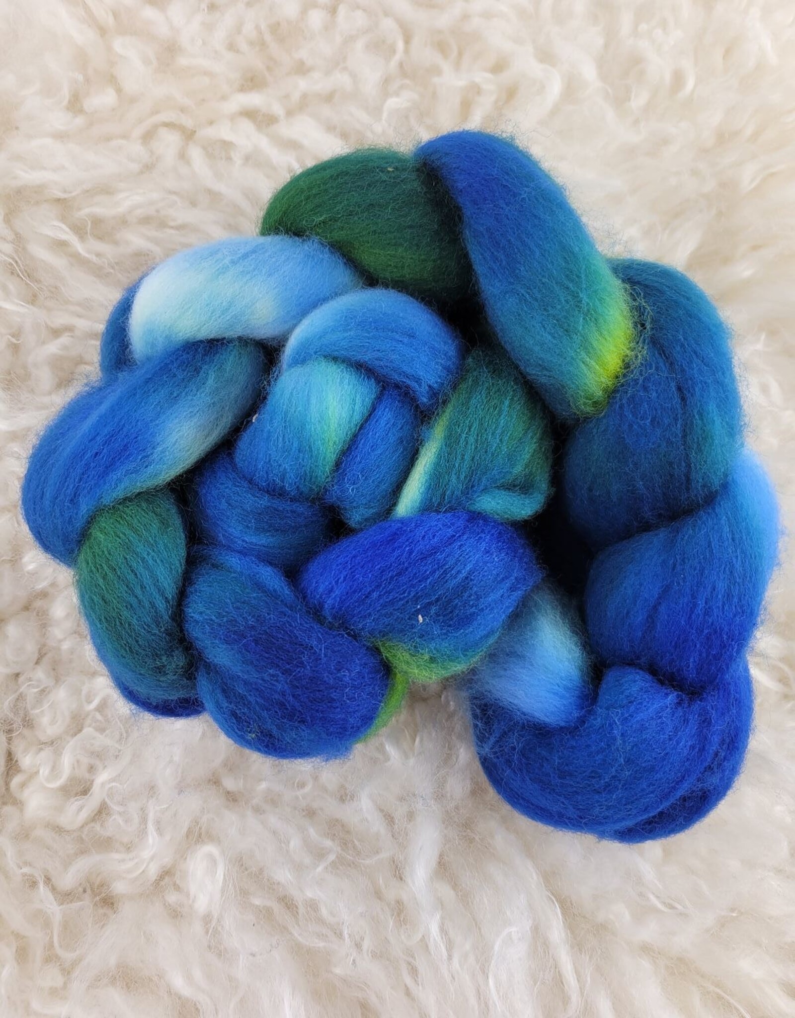 Palouse Yarn Hand Dyed Fiber 4 oz  Dorset Lamb