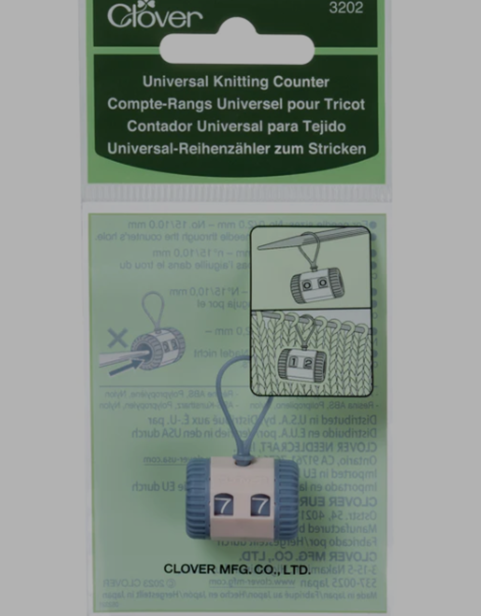 CLO 3202 universal knit counter