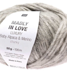 Madly in Love Luxury Baby Alpaca and Merino Chunky #03 Grey #03 grey