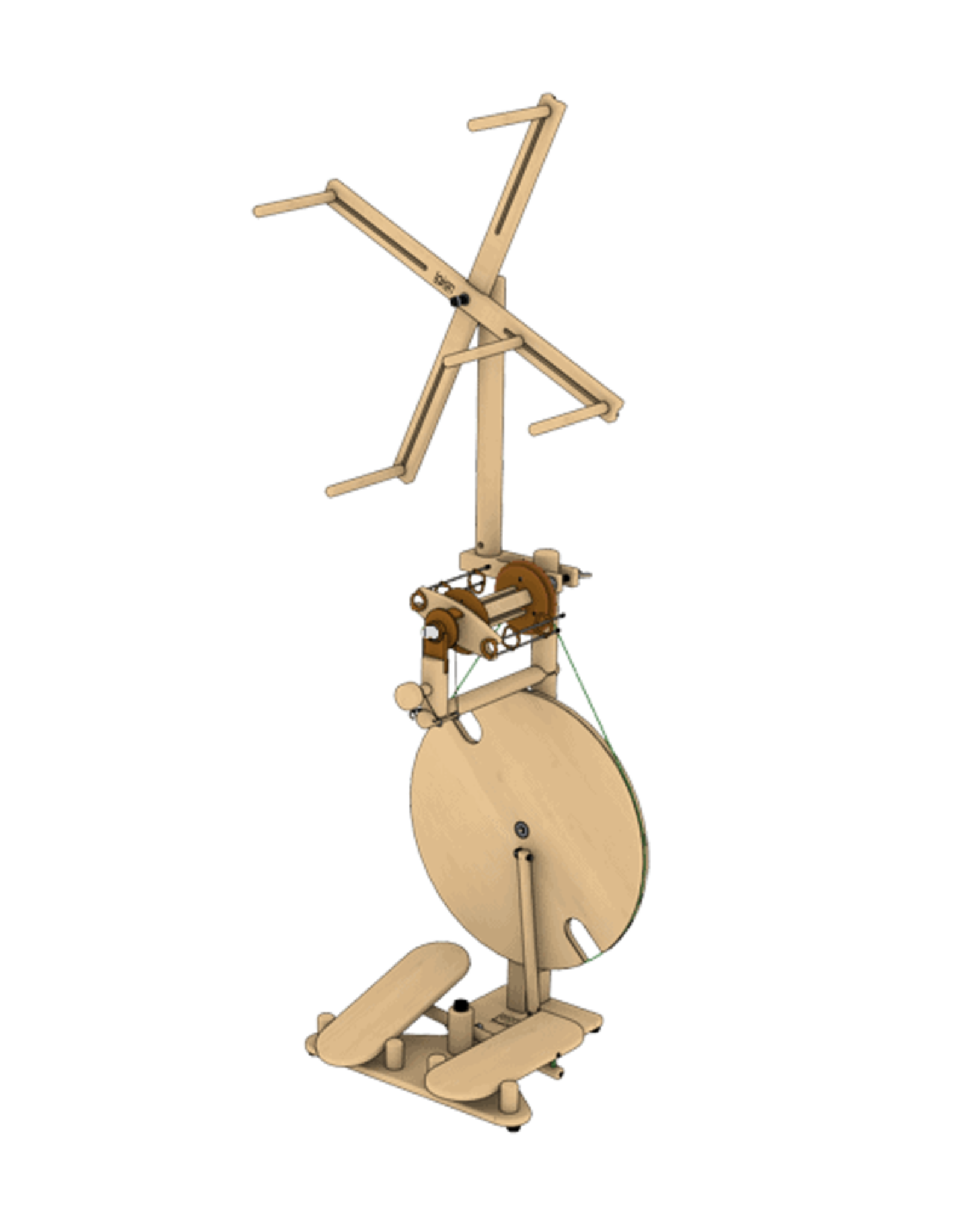 Lojan Skeinwinder, attaches to Buddy wheels or table