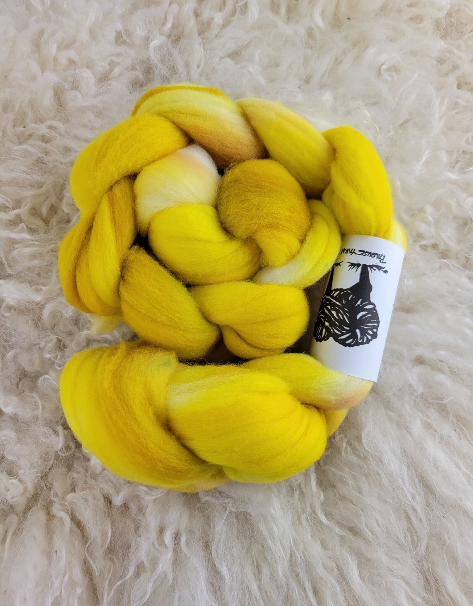 Palouse Yarn Hand Dyed Fiber 4 oz  Targhee Wool Top for spinning