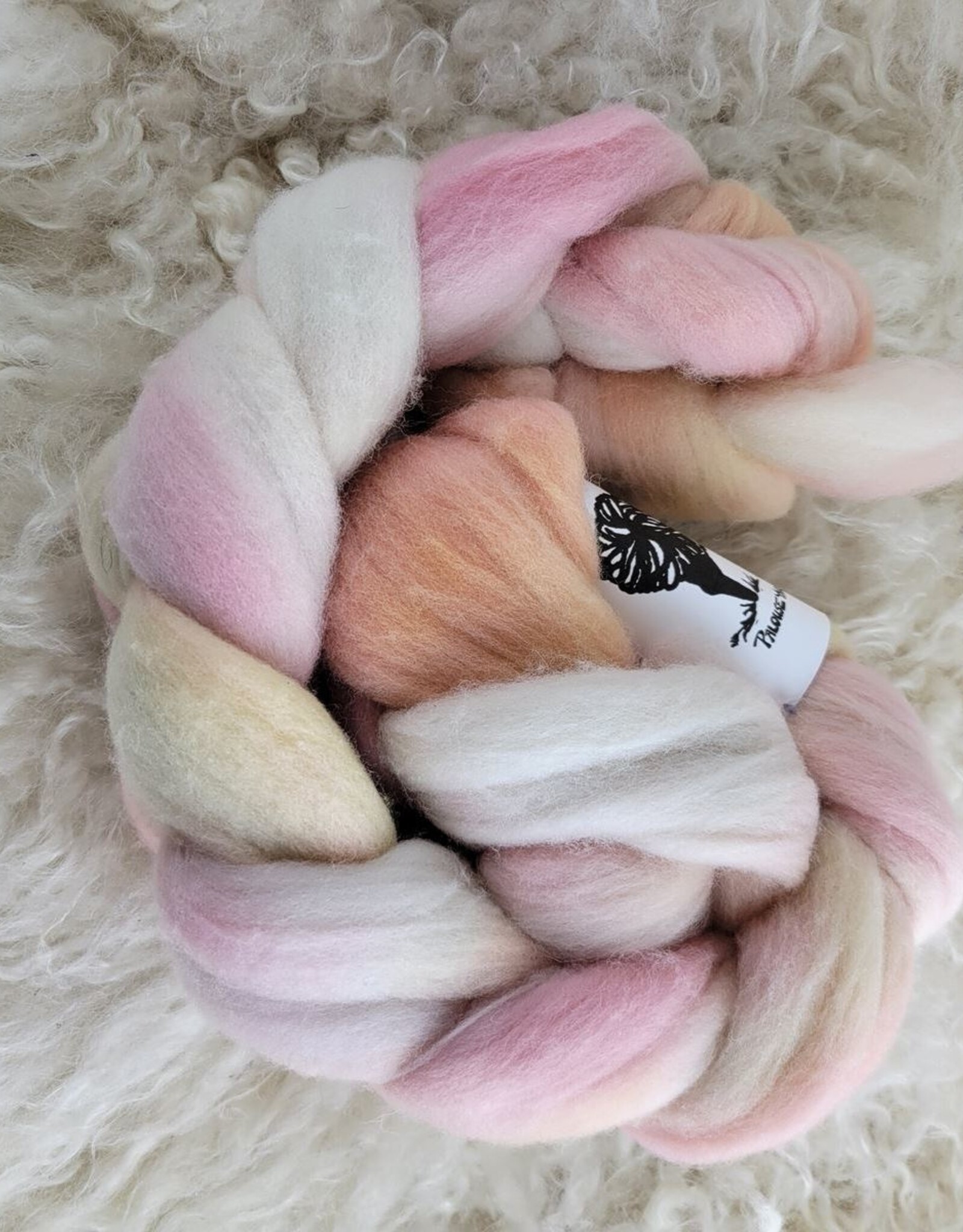 Palouse Yarn Hand Dyed Fiber 4 oz  Targhee Wool Top for spinning