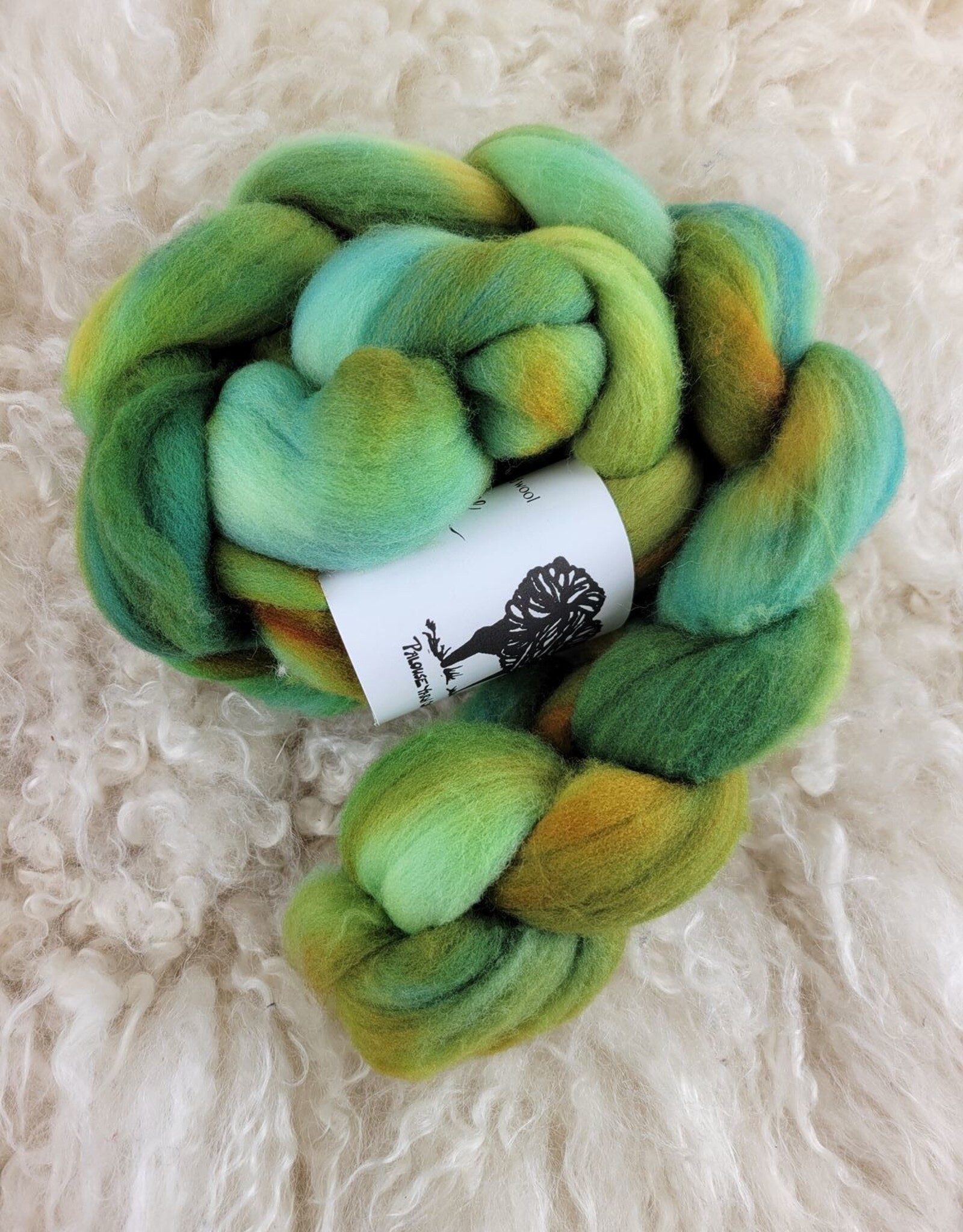 Palouse Yarn Hand Dyed Fiber 4 oz  Targhee Wool Top for spinning