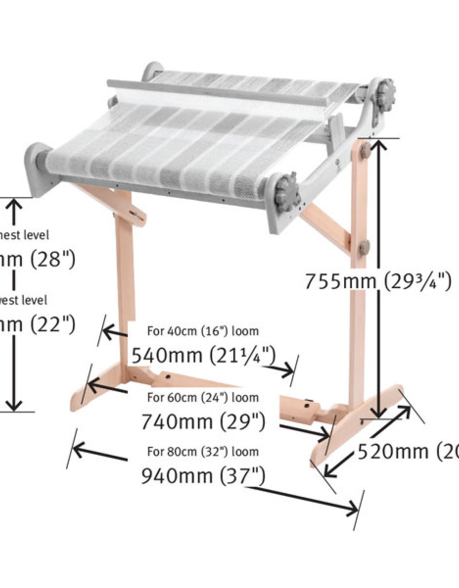 Ashford Rigid Heddle Loom Variable Stand