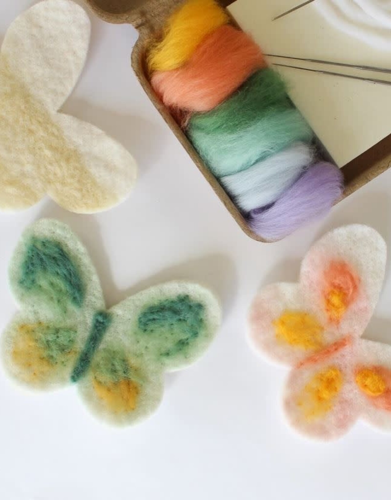 Sheep Creek Studio KIT needle felt - mini butterfly
