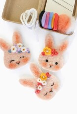 Sheep Creek Studio KIT needle felt - pink mini bunny