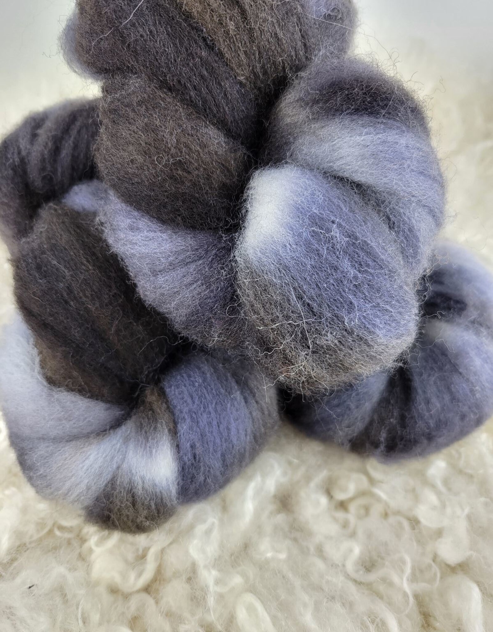 Palouse Yarn Fiber 2 oz Punta Arenas denim