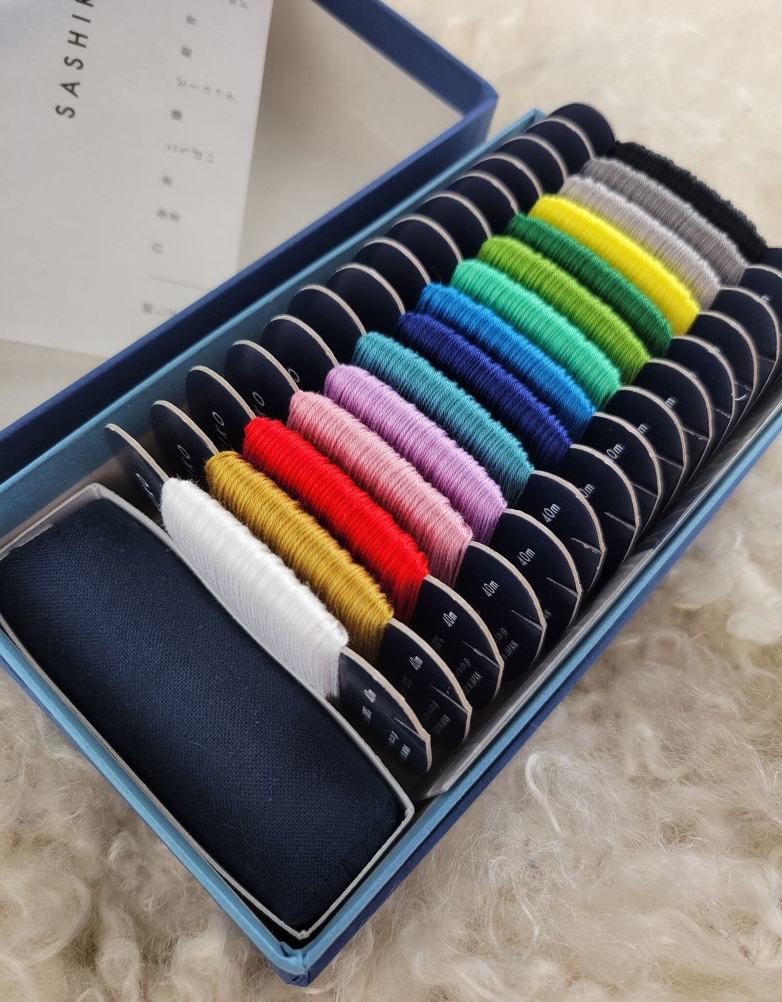 Daruma Sashiko Thread Box SM