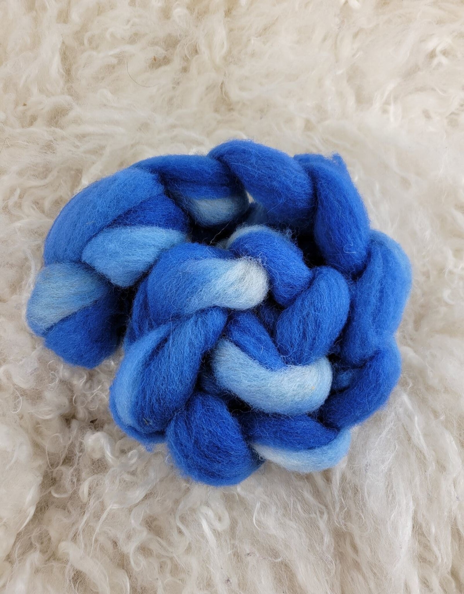 Palouse Yarn Fiber 2 oz Cheviot hand dyed