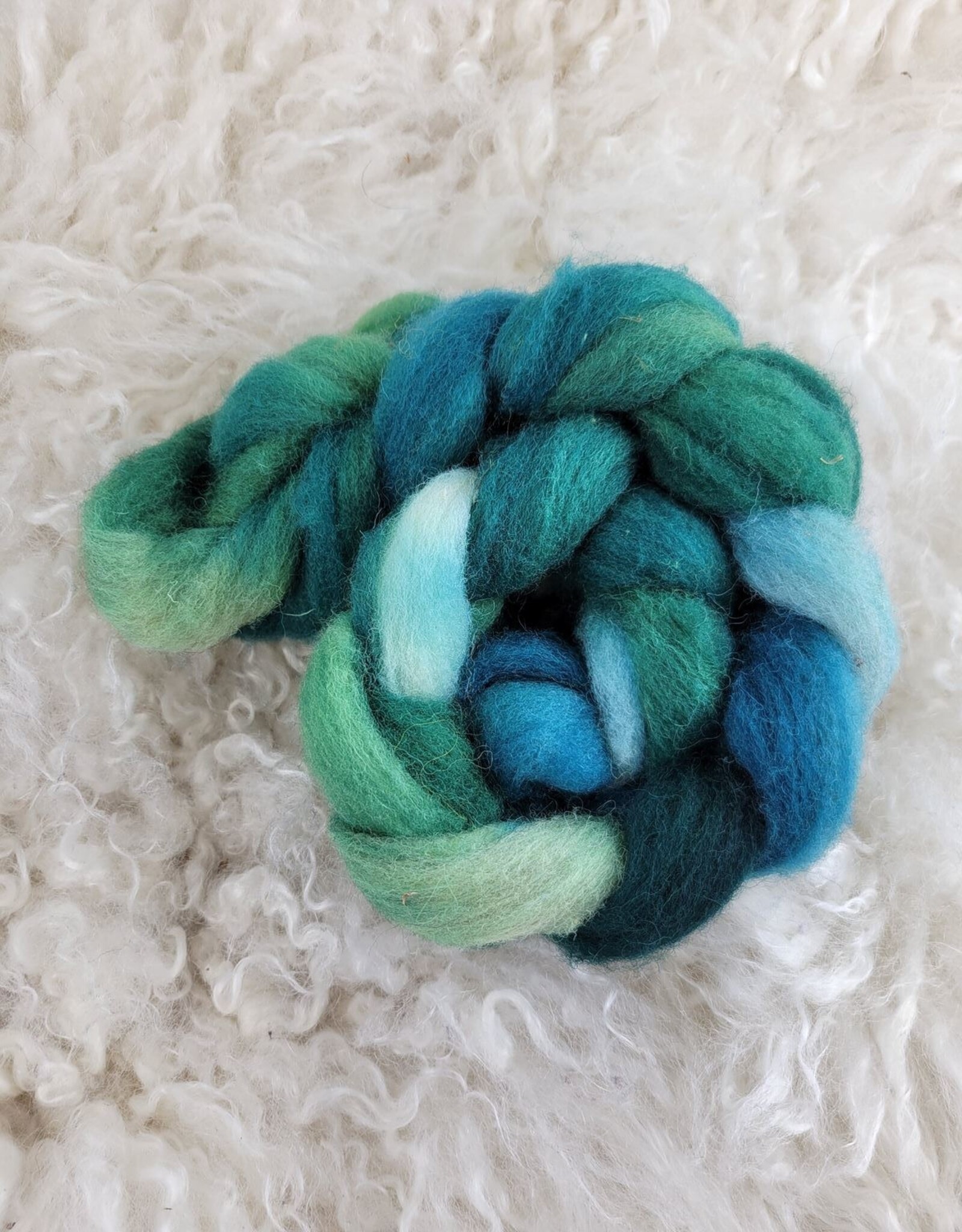 Palouse Yarn Fiber 2 oz Cheviot hand dyed