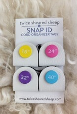 Snap ID Cord organizer tabs numbered