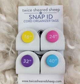 Snap ID Cord organizer tabs numbered