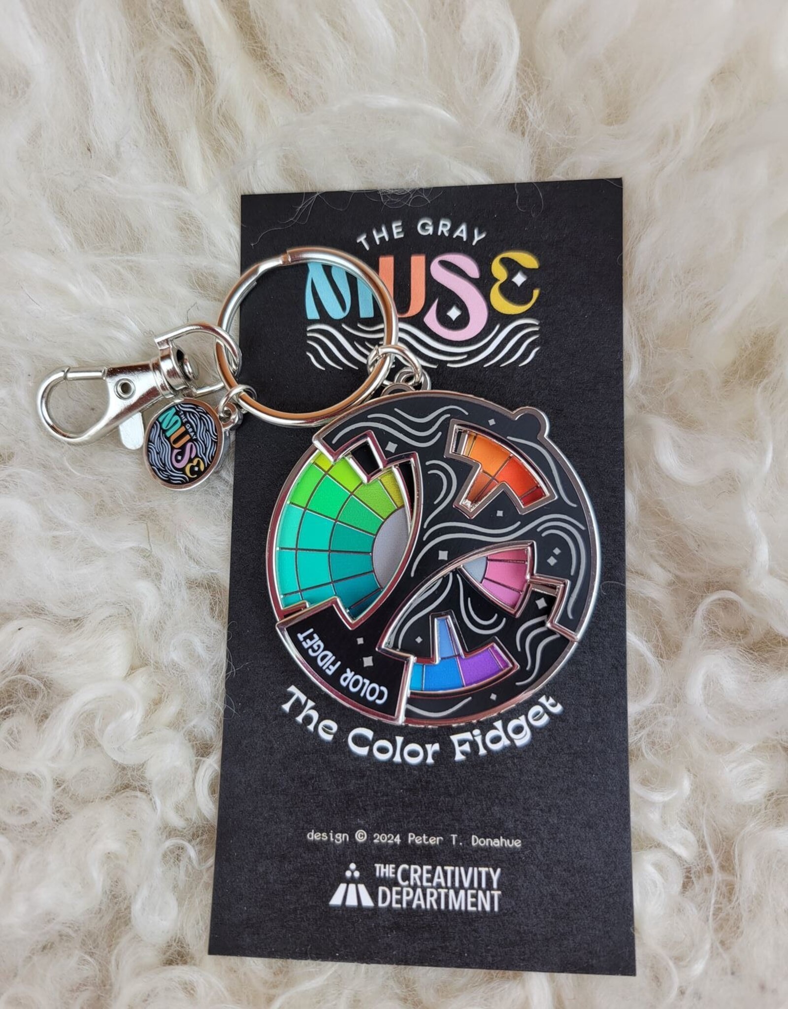 Gray Muse Color Fidget keychain