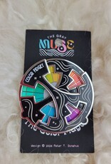 Gray Muse Color Fidget pin