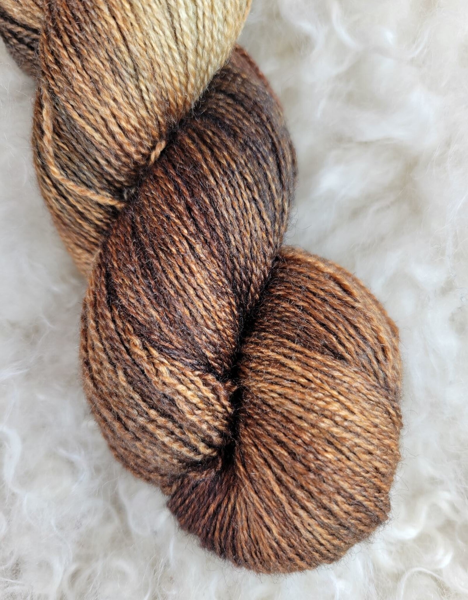 Palouse Yarn Co BFL + Silk Lace Bark
