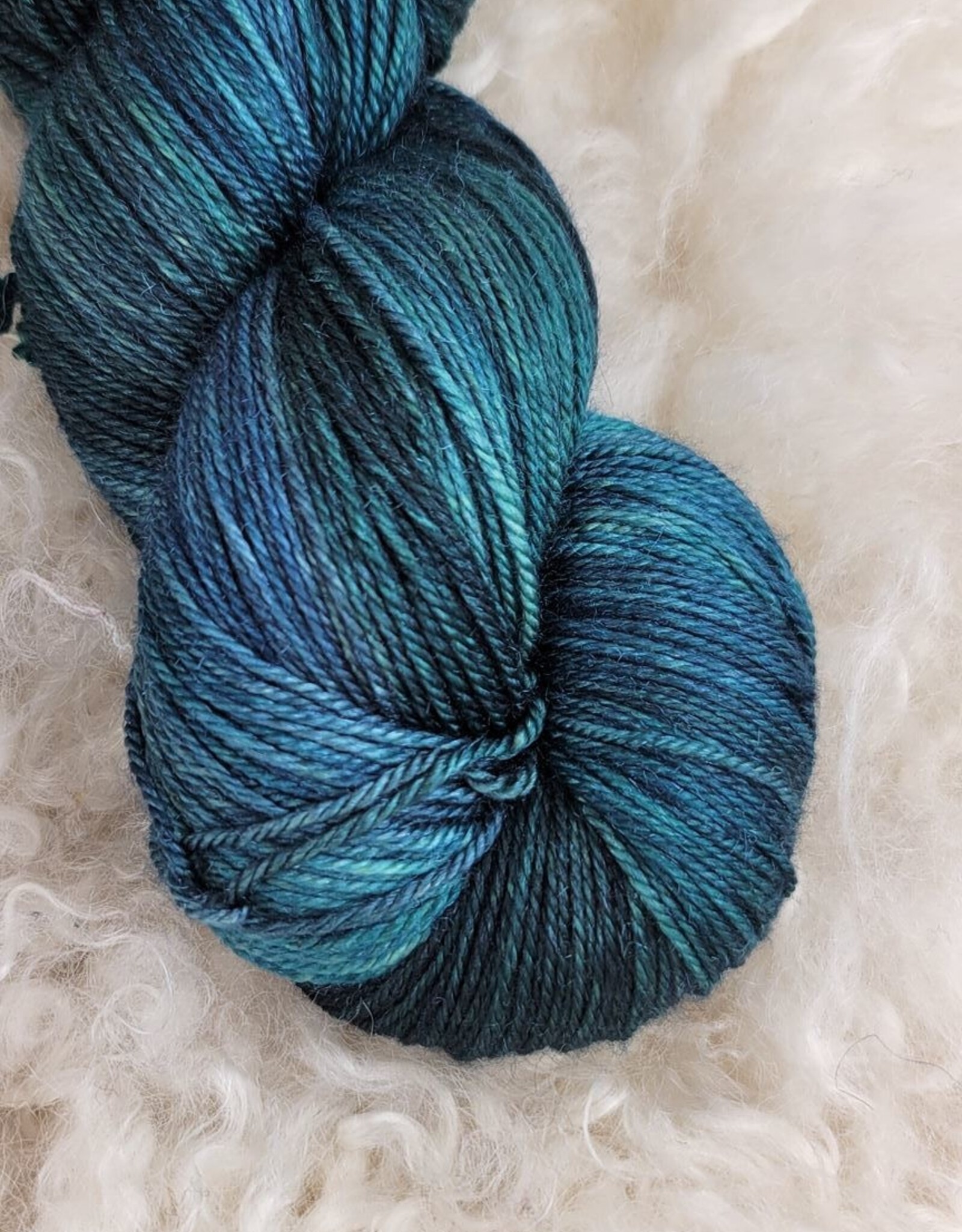 Palouse Yarn Cash Squeeze Norway Spruce OOAK