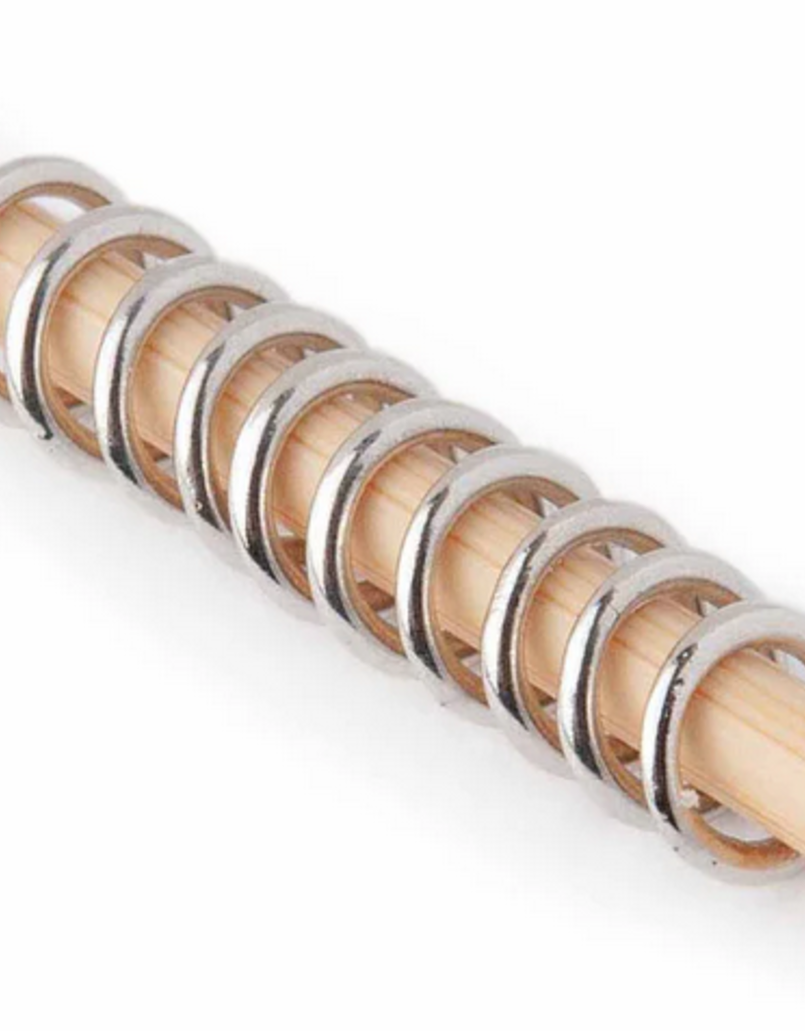Stitch Marker Simple- Silver M