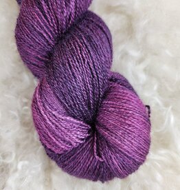 Palouse Yarn BFL + Silk Lace Boysenberry