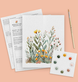 Breathe People All in One Watercolors Desert Bloom