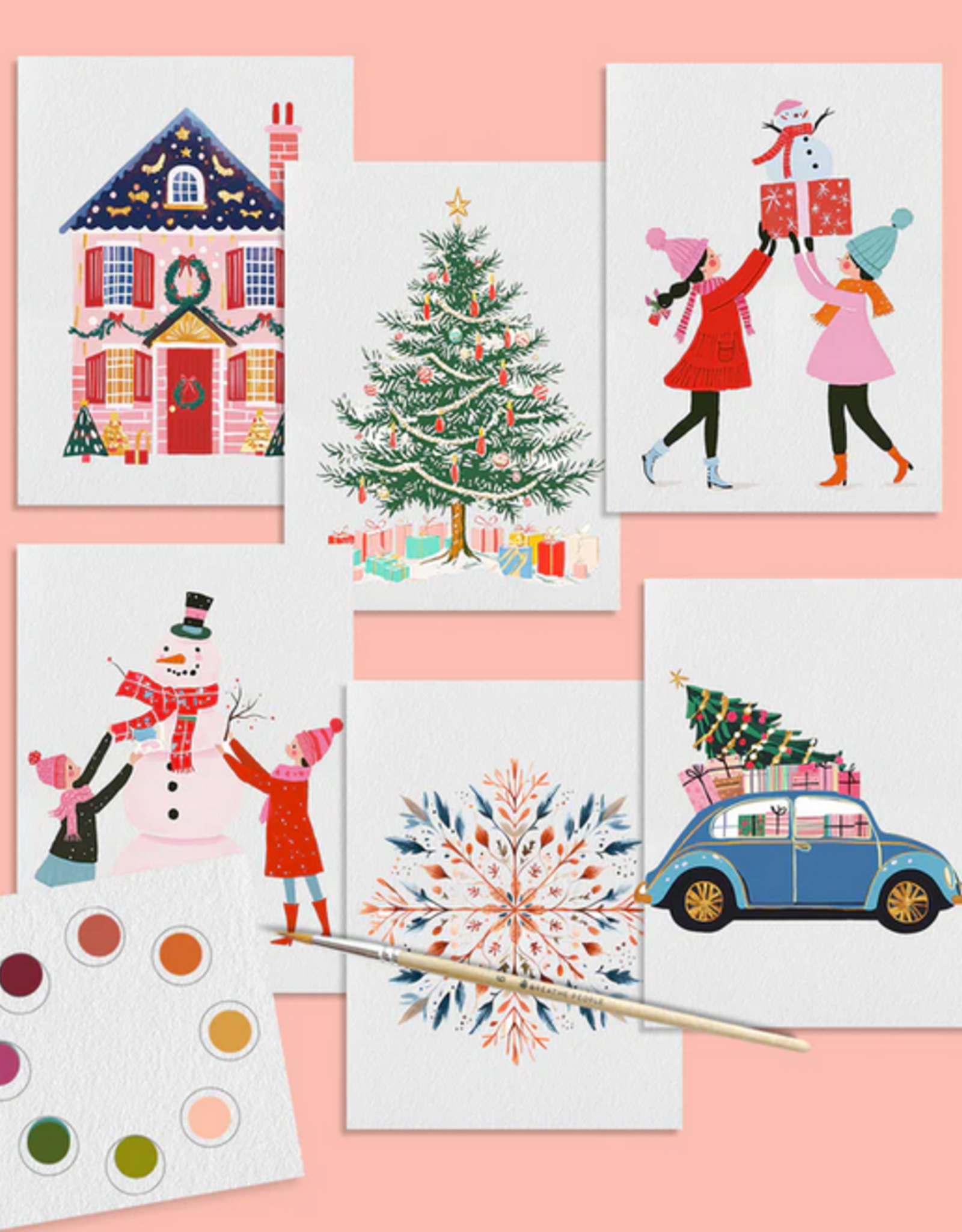 Breathe People All in One Watercolor Festivities