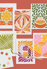 Breathe People All in One Watercolors Abstract Flowers