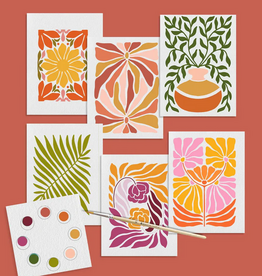 Breathe People All in One Watercolors Abstract Flowers