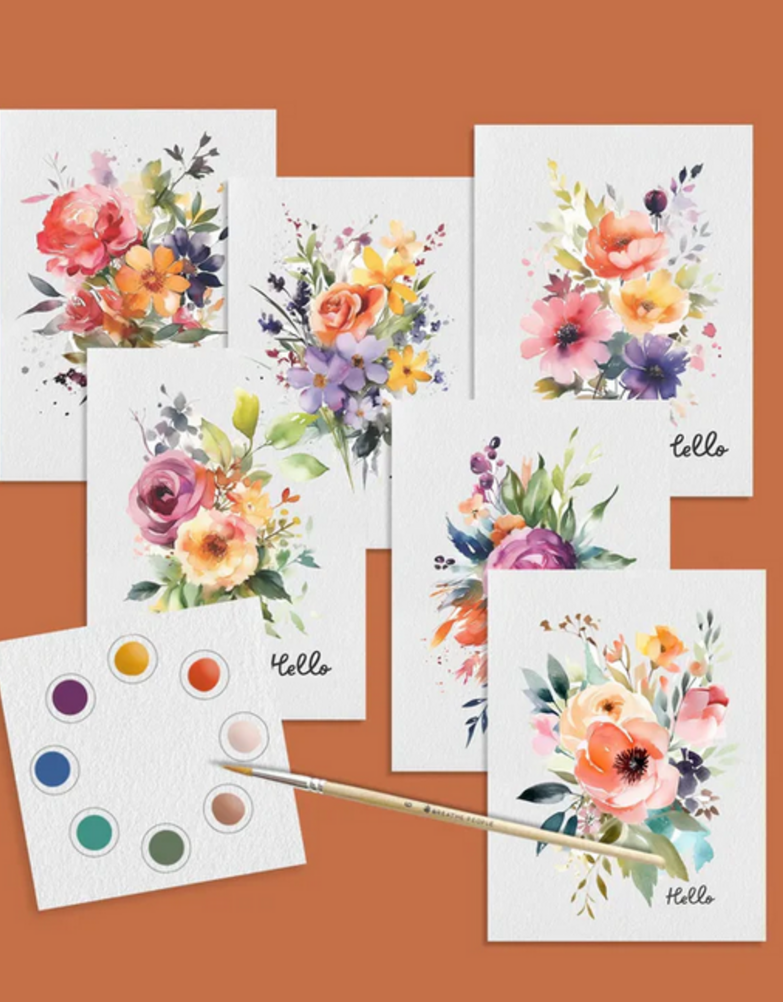 Breathe People All in One Watercolor Vibrant Botanicals