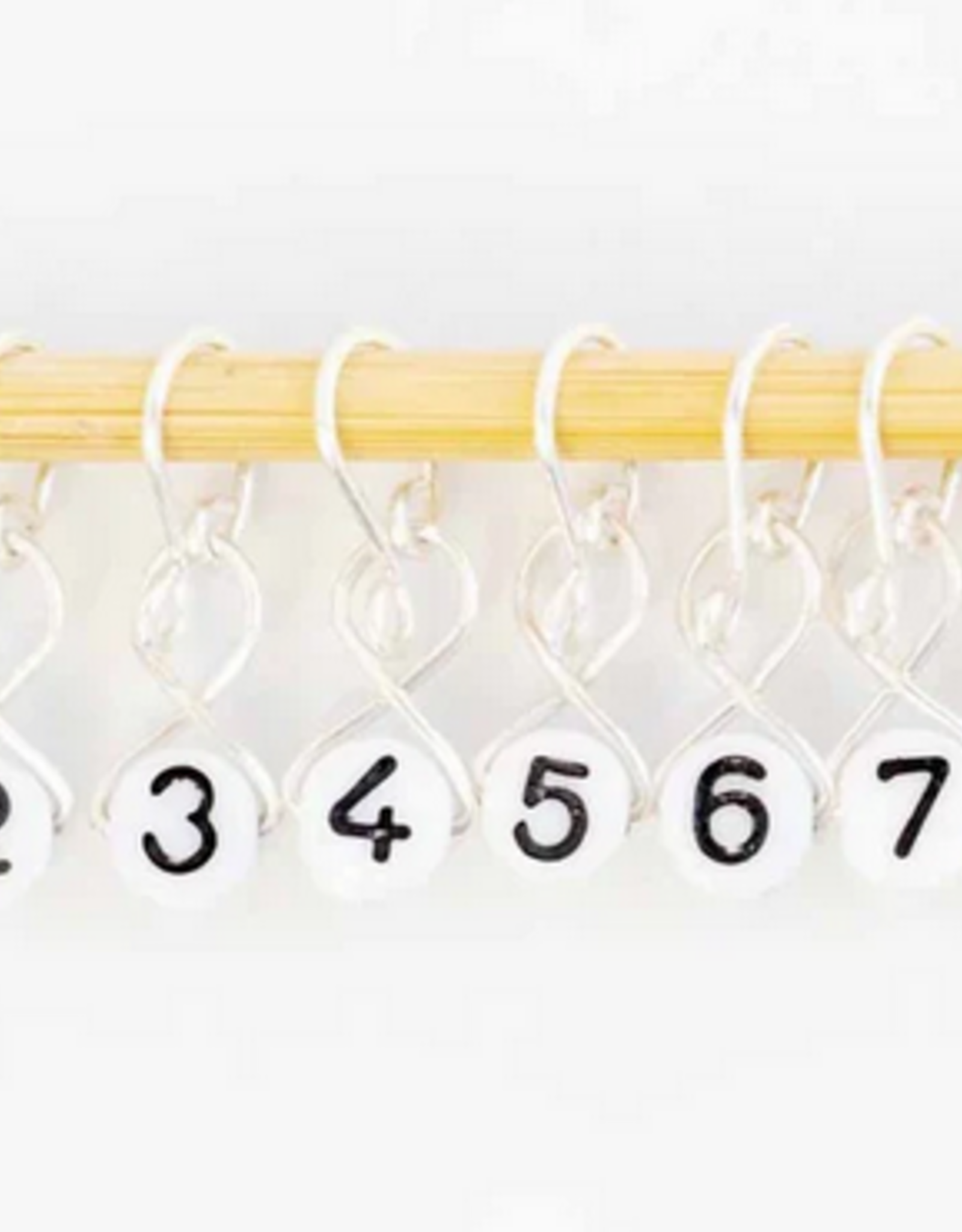 Stitch Marker Melody removable M Numbers Silver